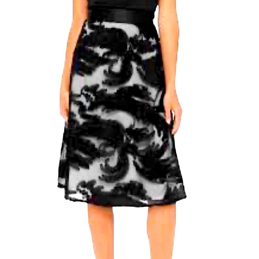 Eva Longoria The Limited Tulle Overlay A-Line Skirt